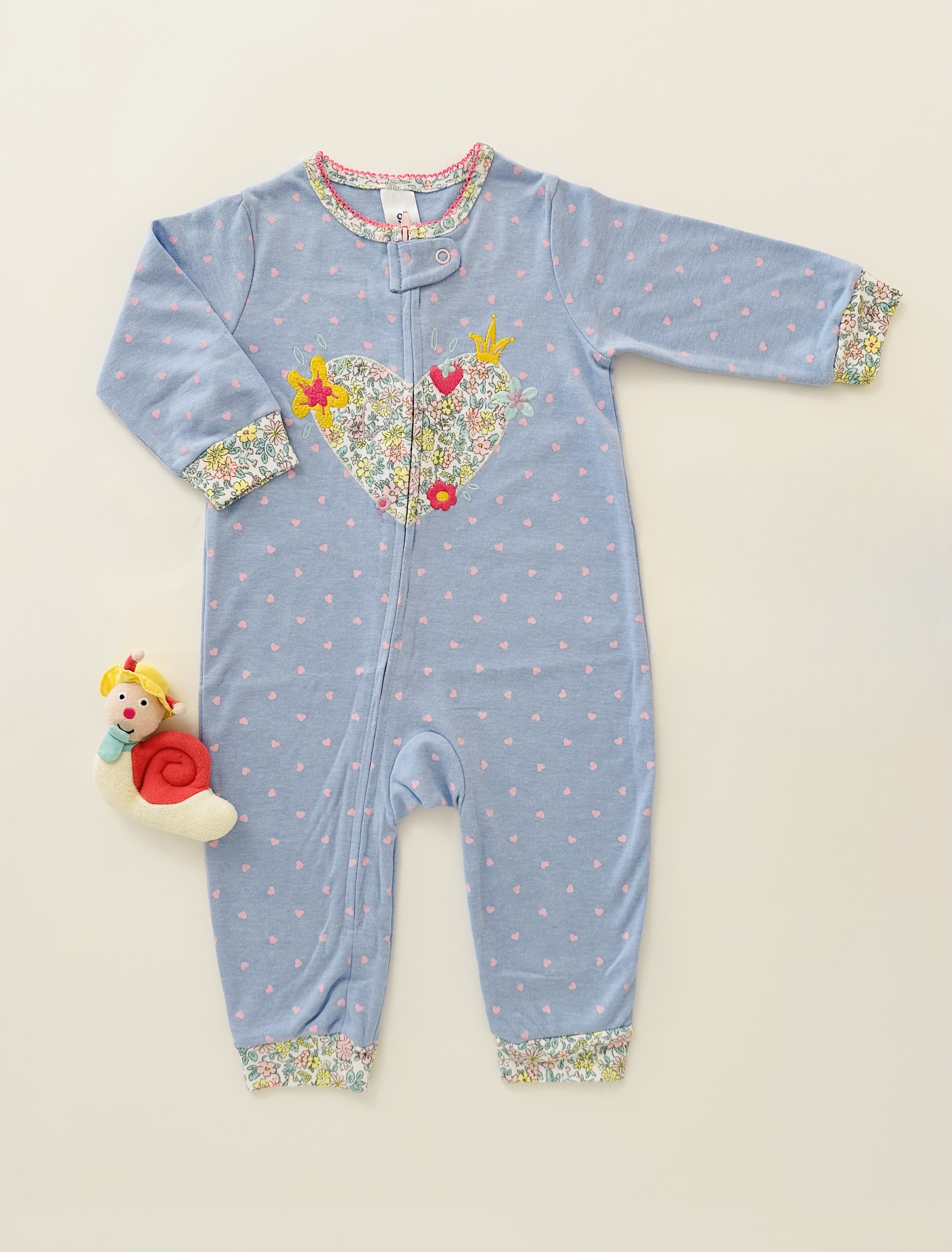 آبی گلدار دخترانه